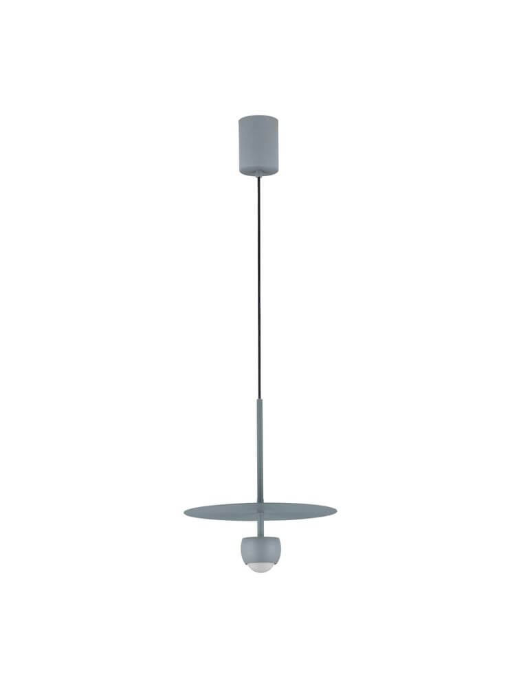 Edem LED Pendelleuchte Ø 30cm 3000K in modernem Design mit blauem Farbton.
