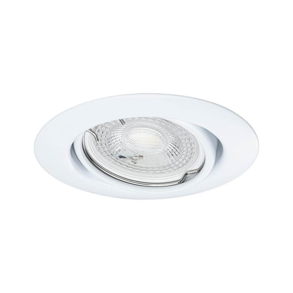 Einbauleuchte Base 10er Basis-Set Ø 9cm Weiß, schwenkbare Spot-Einbauleuchte für optimale Ausleuchtung.