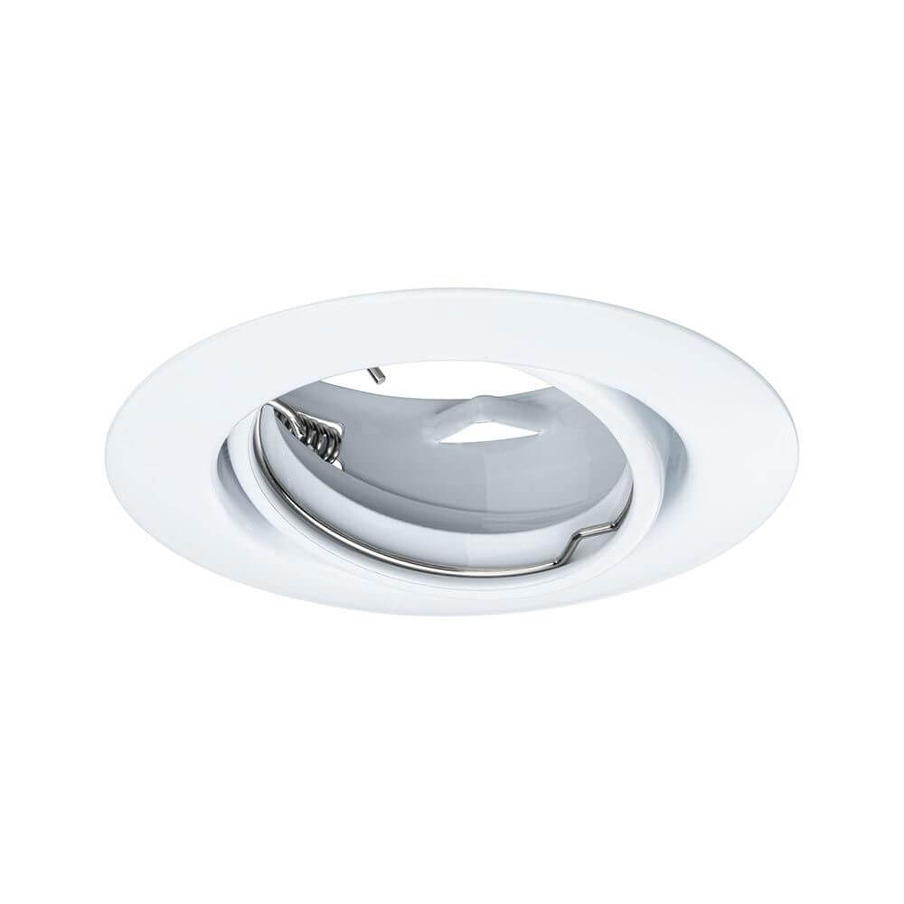 Einbauleuchte Base 10er Basis-Set Ø 9cm Weiß, schwenkbare Spot-Leuchte in Weiß für optimale Ausleuchtung.