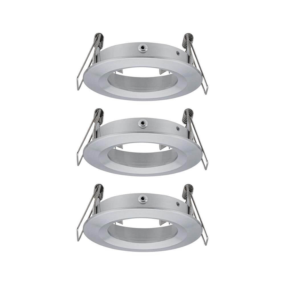 Einbauringe 3er Basis-Set Choose Starr Alu-Gedreht - Set mit drei starren, alu gedrehten Einbauringen für Leuchtmittel.