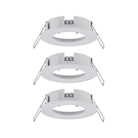 Einbauringe Choose 3er Basis-Set starr Weiß-Matt - Set aus 3 starren Einbauringen in Weiß matt, IP44 spritzwassergeschützt.