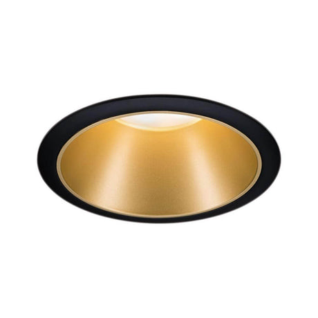 Cole Round Dimmable Recessed Light Black-Matt, Gold with an elegant gold finish.