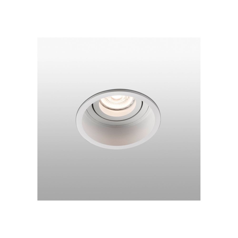 Einbauleuchte HYDE Rund GU10 Weiß mit rahmenloser Optik für modernes Lichtdesign