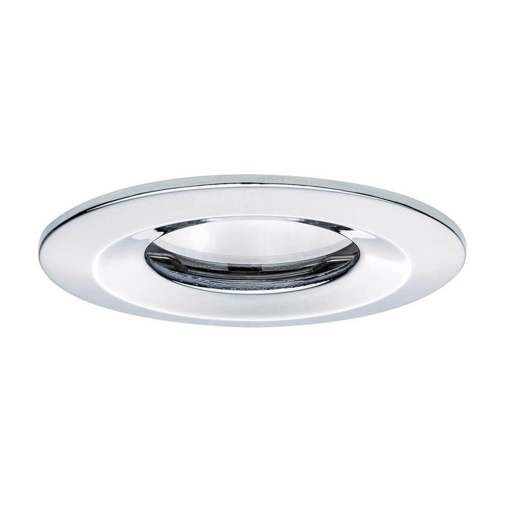 Einbauleuchte LED Coin Slim IP65 rund 6,8W Chrom Dimmbar - moderne, flache Deckenleuchte zur einfachen Installation.