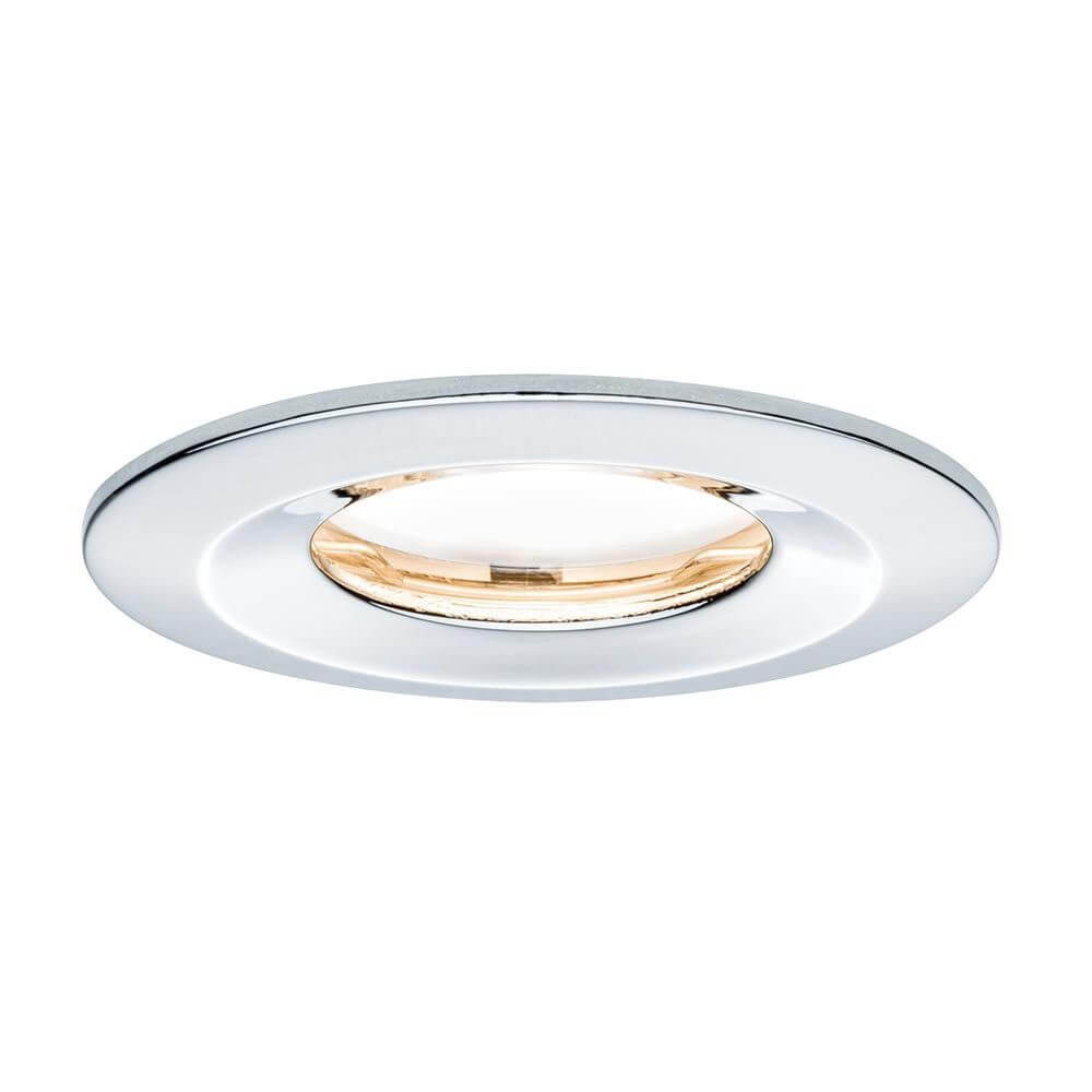 Einbauleuchte LED Coin Slim IP65 rund 6,8W Chrom Dimmbar in hochwertigem Design mit flacher Bauweise.
