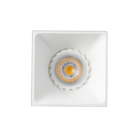 NEÓN Recessed Light GU10 Square White with modern LED technology and square design.