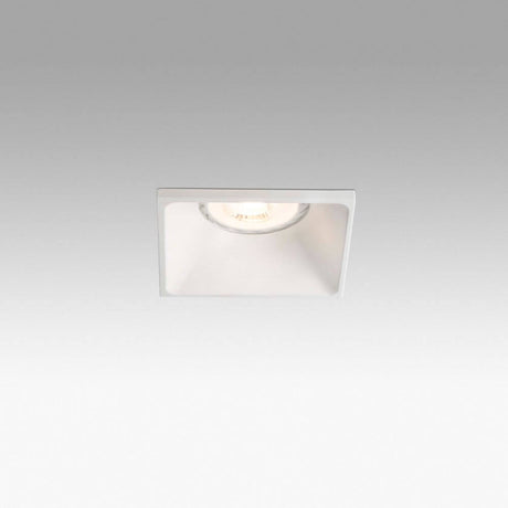 NEÓN Recessed Light GU10 Square White - Modern square recessed light in white with GU10 socket.