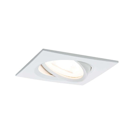 Einbauleuchte Nova eckig schwenkbar LED 3-stepdim 1x6,5W GU10 Weiß (1)