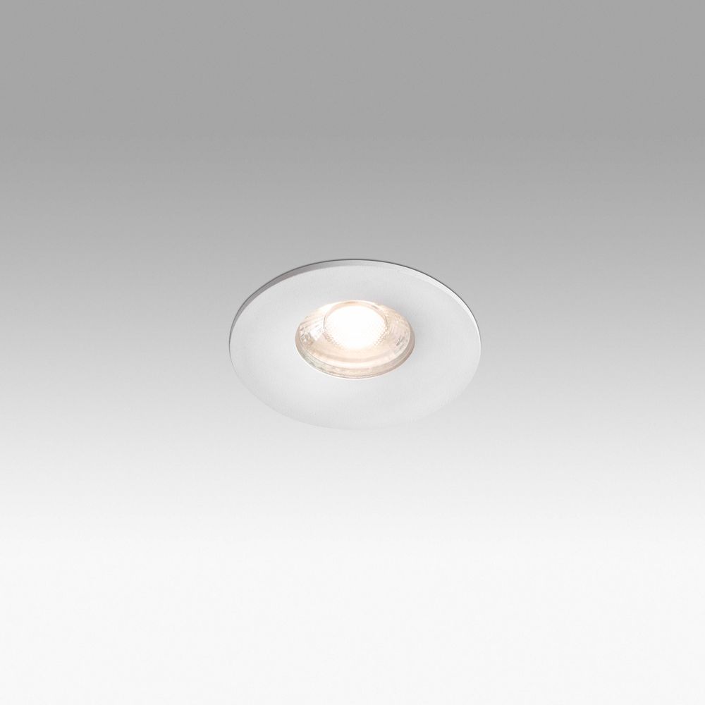 Einbauleuchte Wet IP44 GU10 230V Weiß – rundes Downlight für Badbeleuchtung mit IP44 Schutz.