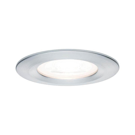 Built-in luminaires Nova round fixed LED IP44 1x6.5W 2700K GU10 in a modern design with warm white light.