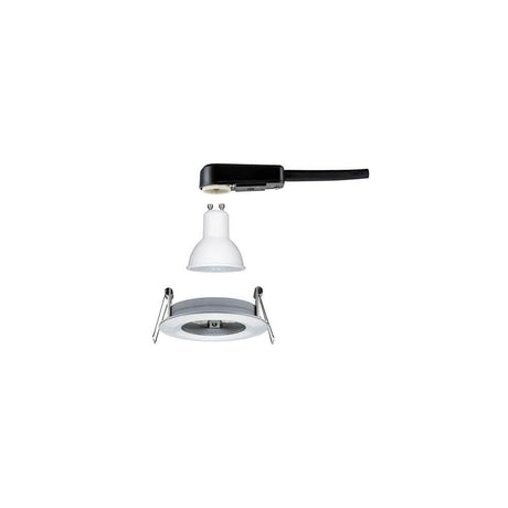 Built-in luminaires Nova round fixed LED IP44 1x6.5W 2700K GU10 with efficient LED light source and modern design.