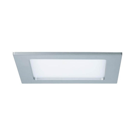 Panneau encastré LED carré 12W 4000K IP44 au design moderne et avec protection IP44 pour les pièces humides.