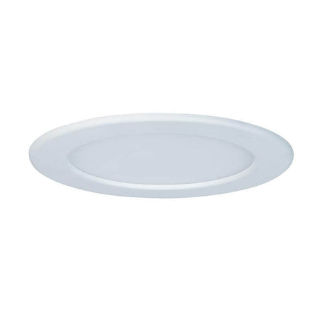 Recessed panel LED round 12W 4000K white IP44 – modern, round LED ceiling panel for damp rooms