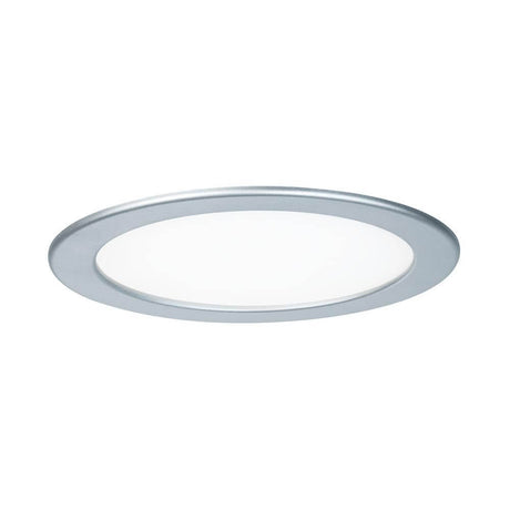 Einbaupanel LED rund 18W 4000K IP44 in rundem, flachem Design für Innenräume und Feuchträume.