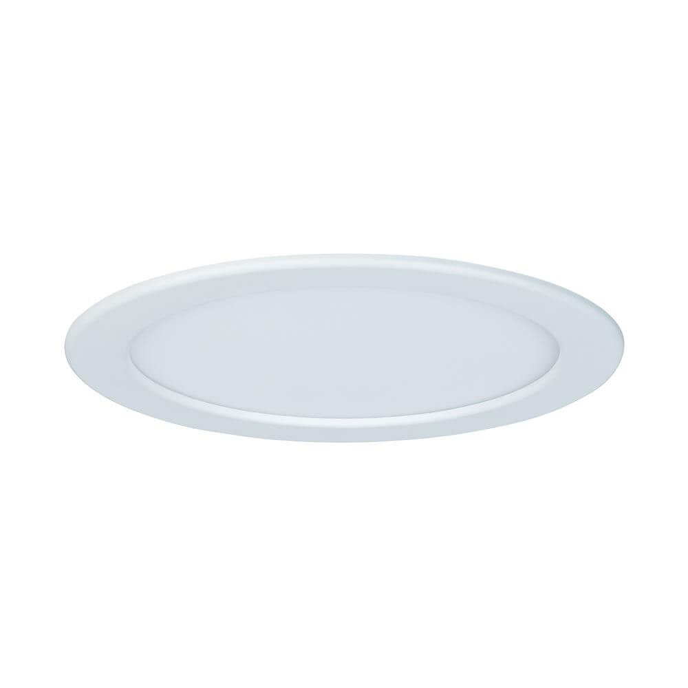 Einbaupanel LED rund 18W 4000K Weiß IP44 mit flacher Bauform für Feuchträume geeignet.
