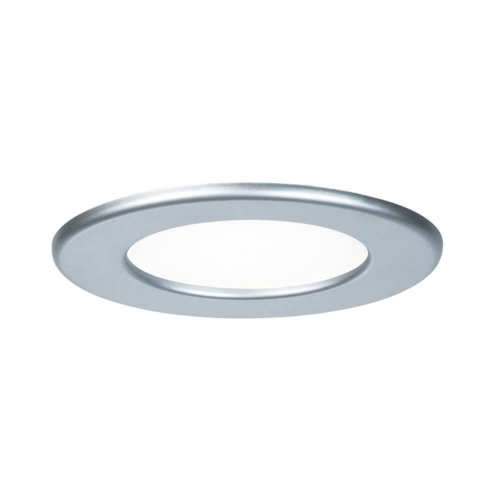 Einbaupanel LED rund 6W 4000K IP44, ideal für feuchte Räume und gleichmäßige Ausleuchtung.