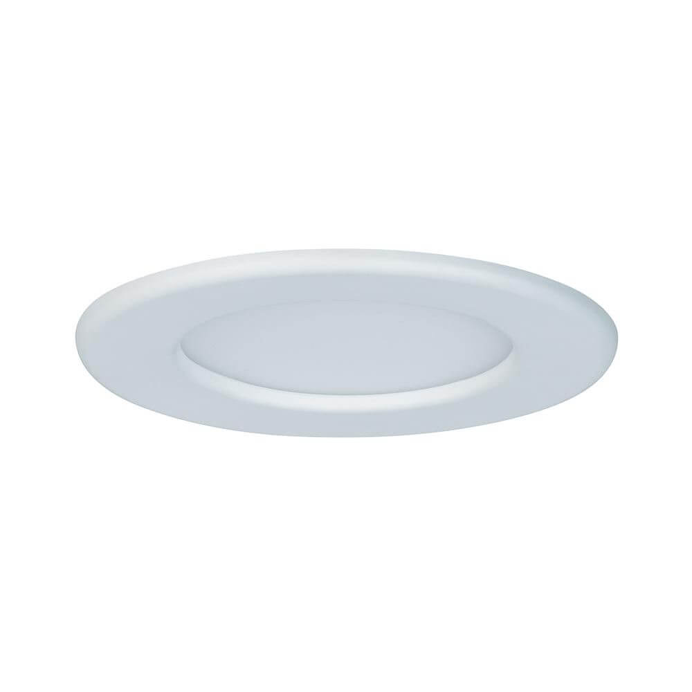 Einbaupanel LED rund 6W 4000K Weiß IP44 in runder Form, ideal für Feuchträume.