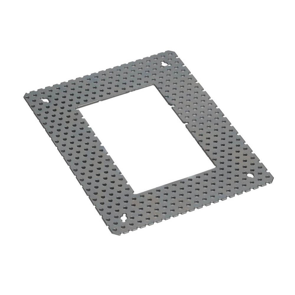 Einbaurahmen für Downunder PUR eckig 80x120mm, praktischer Einsatz in Mauerwerk, robustes Design