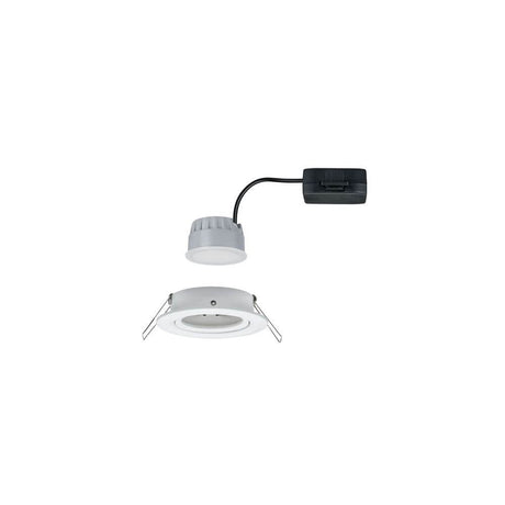 Recessed spotlight LED Nova round 3-step dimmable white with a flat design and replaceable LED light source.