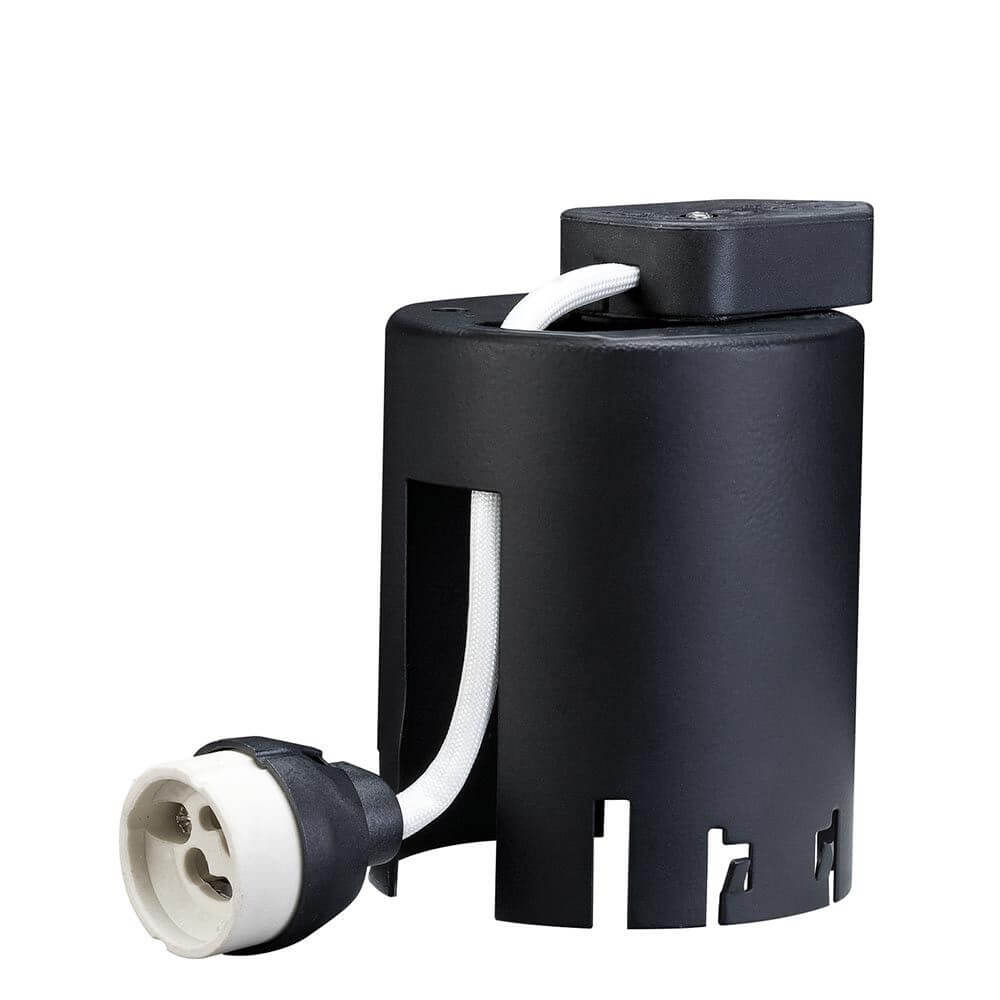 Einbautopf für Premium EBL 35W GU10 230V - schwarze Einbauleuchte für einfache Installation.