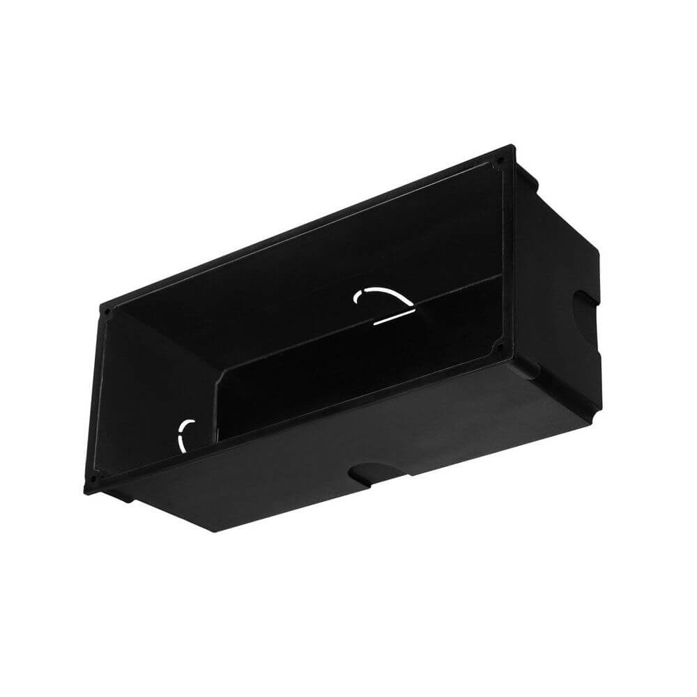 Einbautopf für Soft Tech LED Schwarz, ideal für ADI Einbaustrahler, schwarzer Kunststoff.