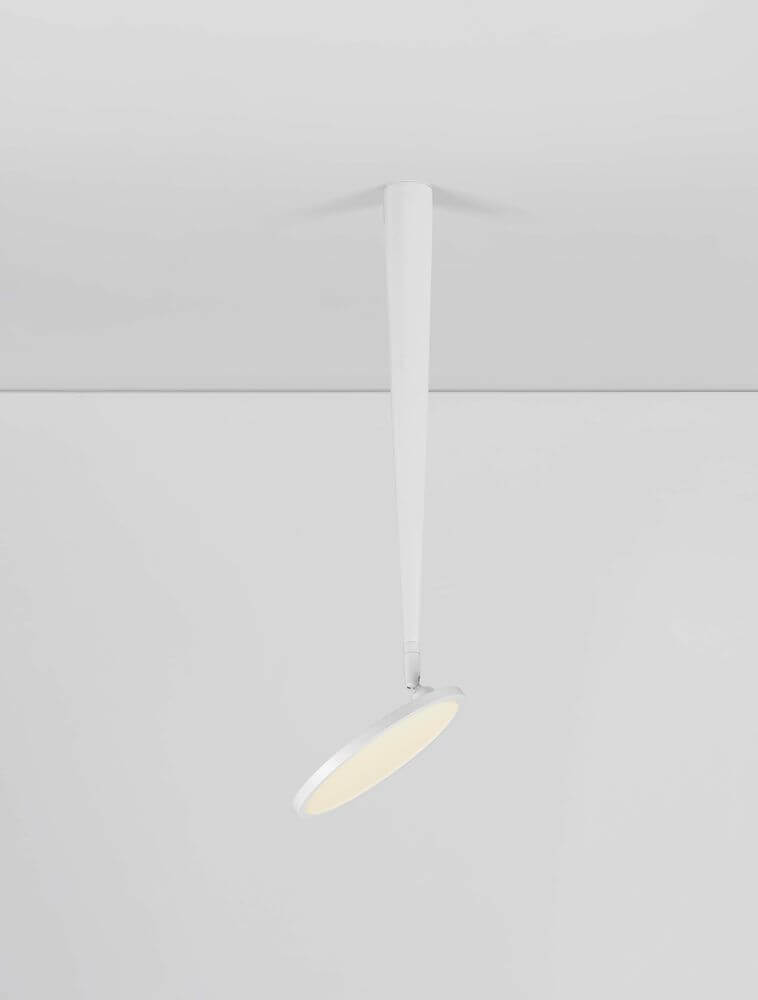 Ekei Deckenleuchte Ø 20cm 3000K an Decke montiert, modernes Design, warmweißes Licht.