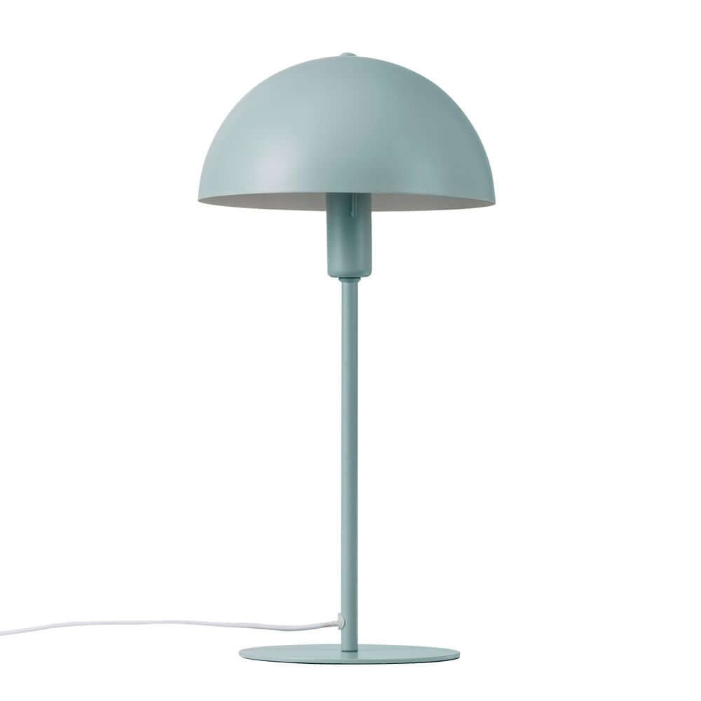 Ellen 20 Tischlampe mit minimalistischem skandinavischen Design in mintgrünem Farbton.