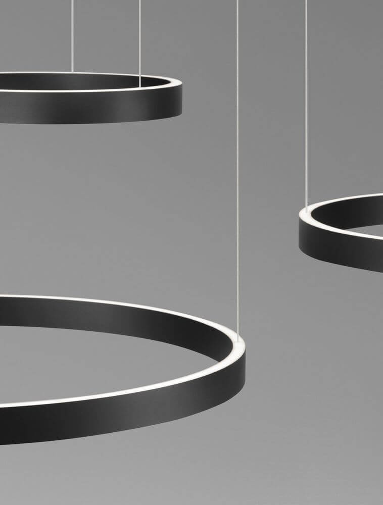 Elowen LED Pendelleuchte 3-flammig 3000K Up & Down in modernem, minimalistischem Design.