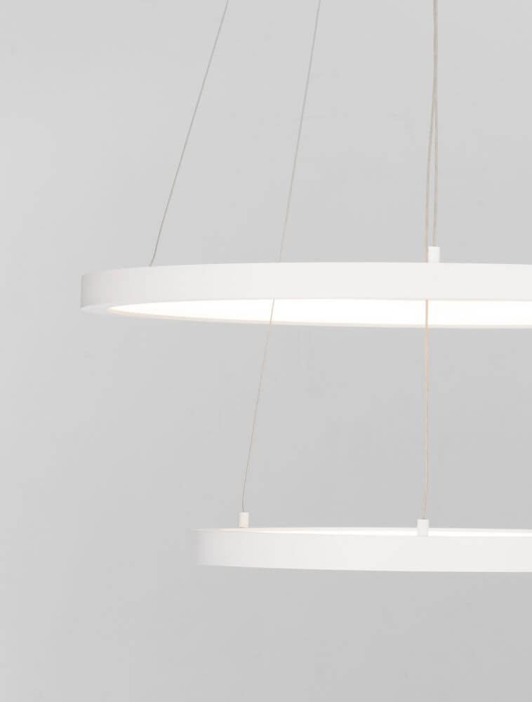 Empatia LED Pendelleuchte 2-flammig Ø 60cm 3000K mit innovativem Design und doppelter Leuchtkraft in modernem Stil.