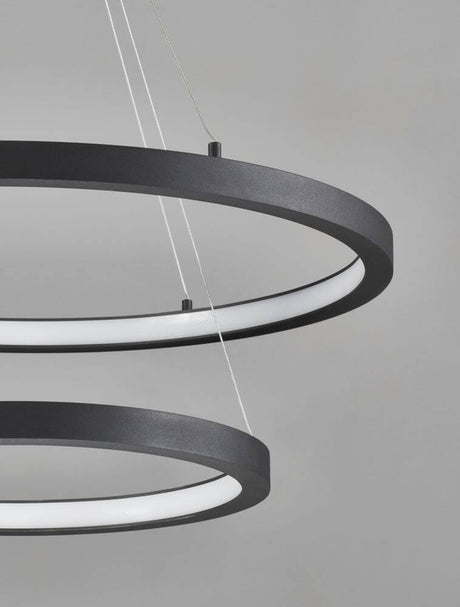 Lampada a ciondolo a LED Empatia 2-FLAME Ø 60cm 3000K