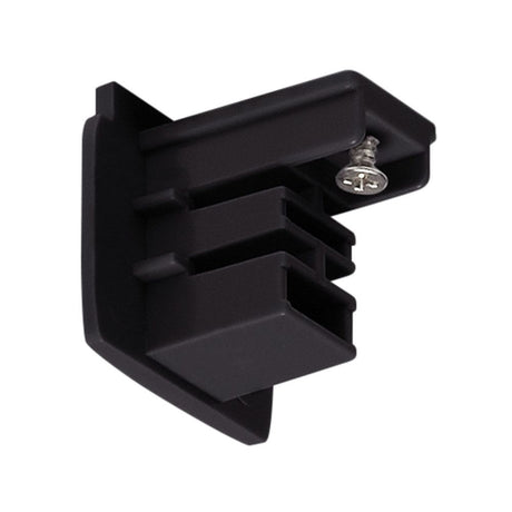 Endkappe für S-Track 3P.Schiene Schwarz für Hochvolt 3Phasen-Aufbauschienen-System, Kunststoff