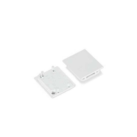 2-piece end cap set for XXL transformer profile, white - set of white caps for finishing transformer profiles.