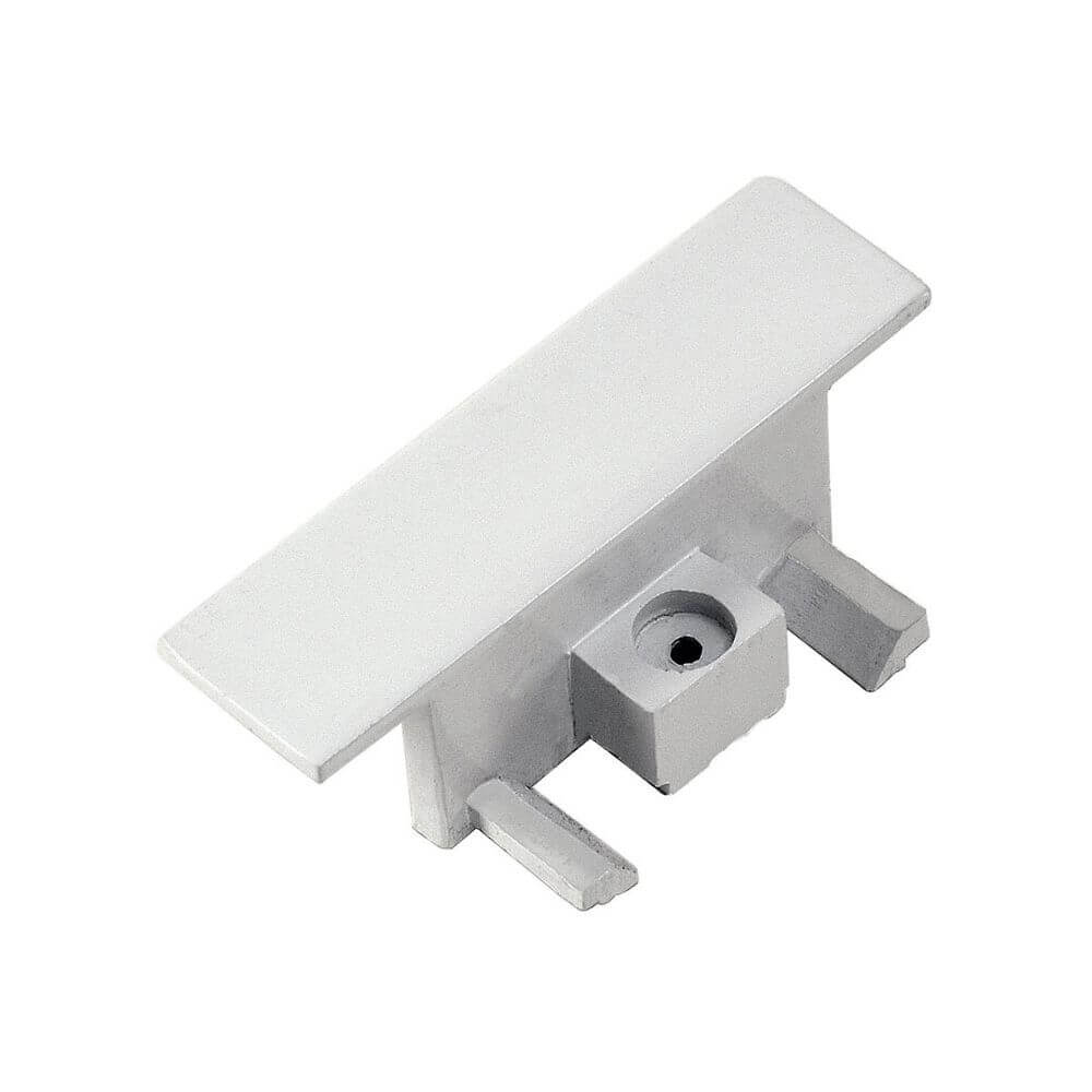 Endkappen für 1-Phasen HV-Stromschiene Einbauversion Weiß 2 Stück - Kunststoff Endkappen für Hochvolt System.