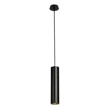 Suspension Enola B PD-1 noir GU10 max. 50 W suspendue avec une structure simple en aluminium