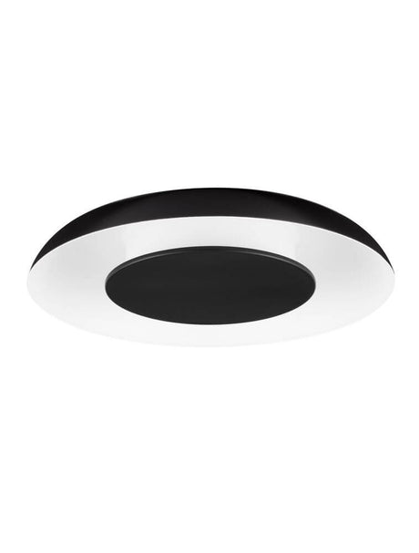 Epos ceiling light Ø 40cm 2700, 4000K in black/gold with TRIAC dimming function and DIP switch.