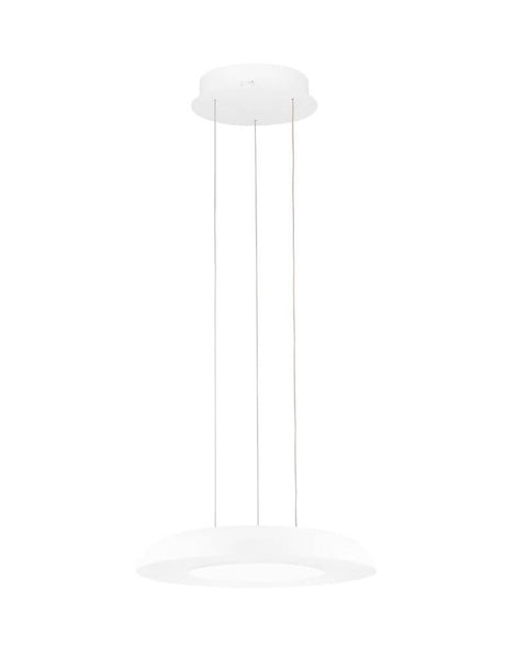 Epos pendel Ø 40cm 2700, 4000K i hvid, moderne LED Hængelampe med minimalistisk design.