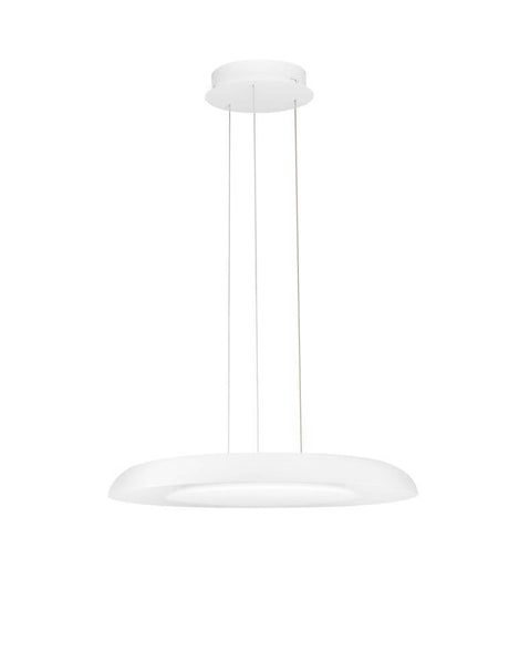 Epos Pendelleuchte Ø 60cm 2700, 4000K weiße LED-Pendelleuchte aus Aluminium für Esstisch und Sofa