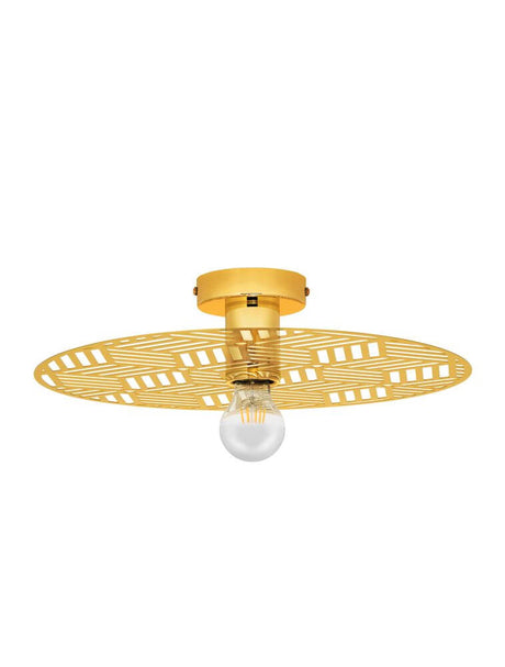 Lámpara de techo Eres E27 Ø 40cm oro
