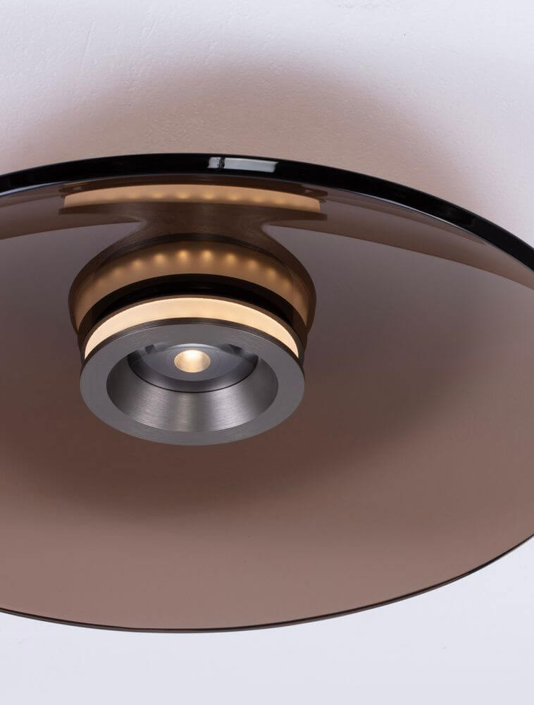 Esti LED Deckenleuchte Ø 50cm 3000K mit stilvollem Design und integrierter LED-Beleuchtung.