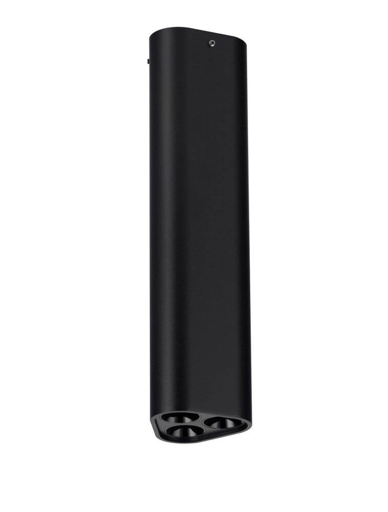 Etho Deckenleuchte H 20cm 3-flammig 3000K elegante, schwarze Deckenleuchte mit drei Lampenfassungen.
