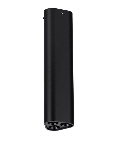 Etho ceiling light H 20cm 3-light 3000K elegant black ceiling light with three lamp sockets.