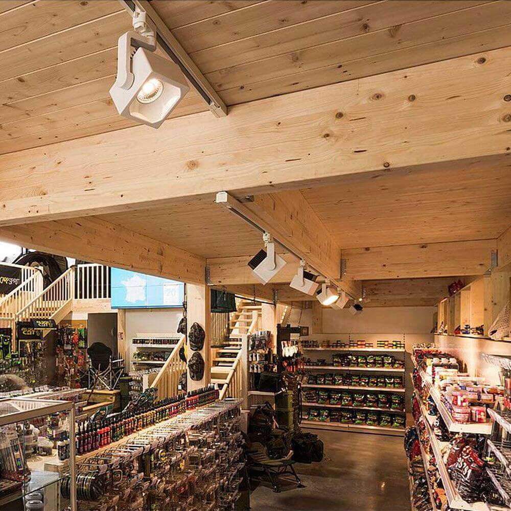 Euro Cube LED Spot 60 ° including 3P. Adapter 3000K CRI90 White