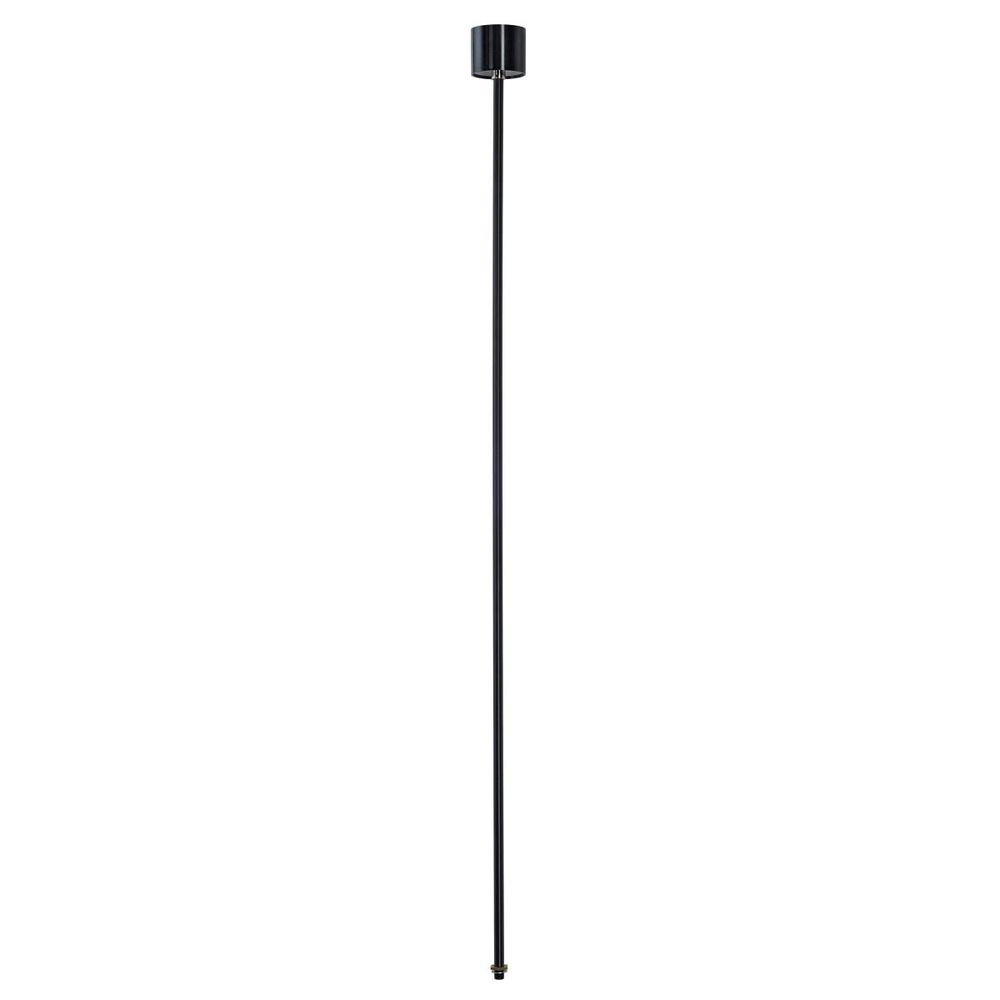 Eutrac Pendelabhängung für 3-Phasenstromschiene Schwarz 120cm - starre Pendelabhängung für Hochvolt-System.