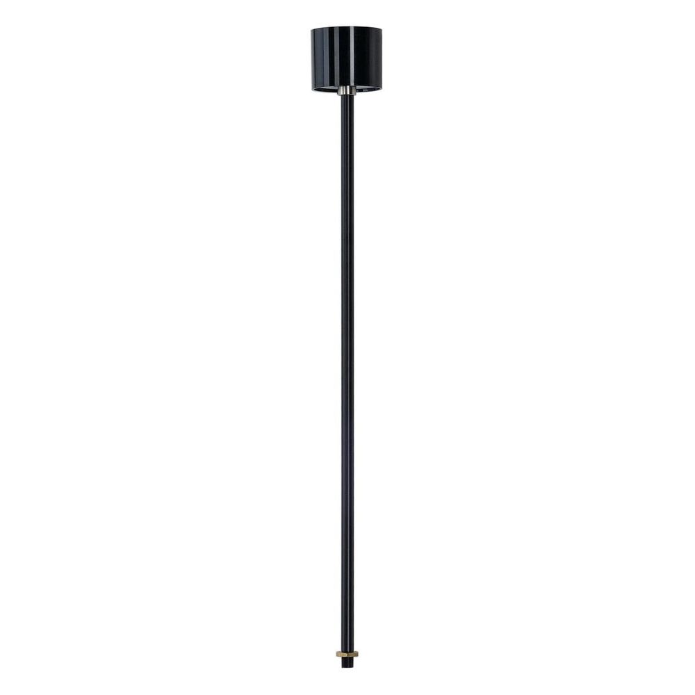 Eutrac Pendelabhängung für 3-Phasenstromschiene Schwarz 60cm – starre Pendelabhängung für Hochvolt-Schienen-System.