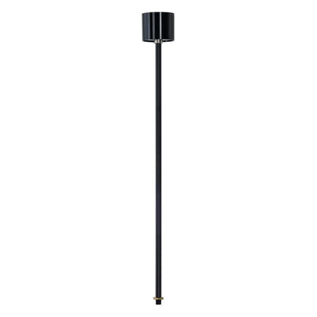 Eutrac Pendelabhängung für 3-Phasenstromschiene Schwarz 60cm, starre Pendelabhängung für Hochvolt-Aufbauschienen-System