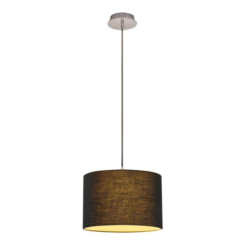 Fenda E27 Pendelabhängung in Chrom ohne Schirm, stilvolle Deckenlampe für modernen Wohnstil.