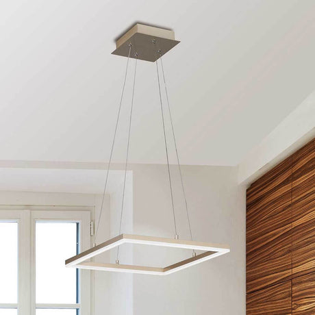 Bard LED Pendelleuchte Metall in minimalistischer Gestaltung, ideal für moderne Interiors.