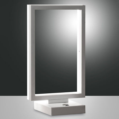 Bard LED Tischleuchte in Weiß, 1350lm, dimmbar, mit blendfreier Acrylglasabdeckung für angenehmes Licht.