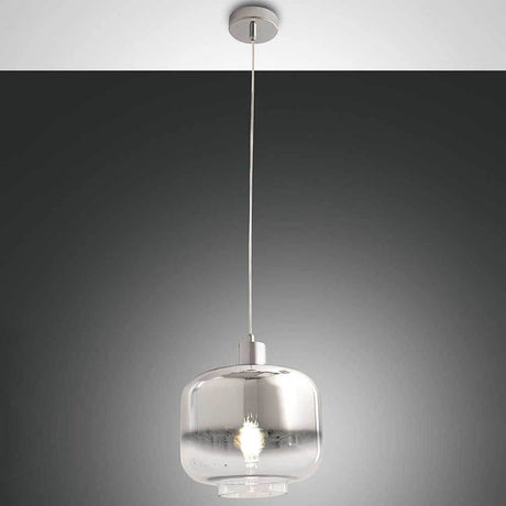 Cathy pendant light metal with transparent glass design, ideal for modern living spaces.