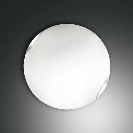 Fox Deckenlampe in Weiß, moderne runde Deckenleuchte, stilvolle Innenbeleuchtung für jeden Raum.